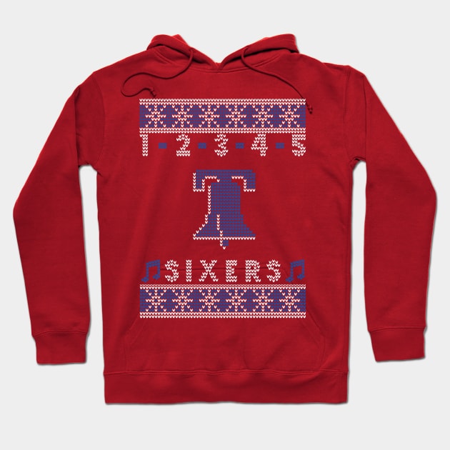 Ugly Sixers Xmas (red) Hoodie by OptionaliTEES